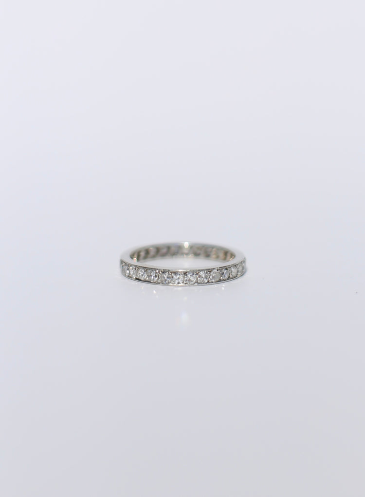 Vintage Art Deco Eternity Diamond Band