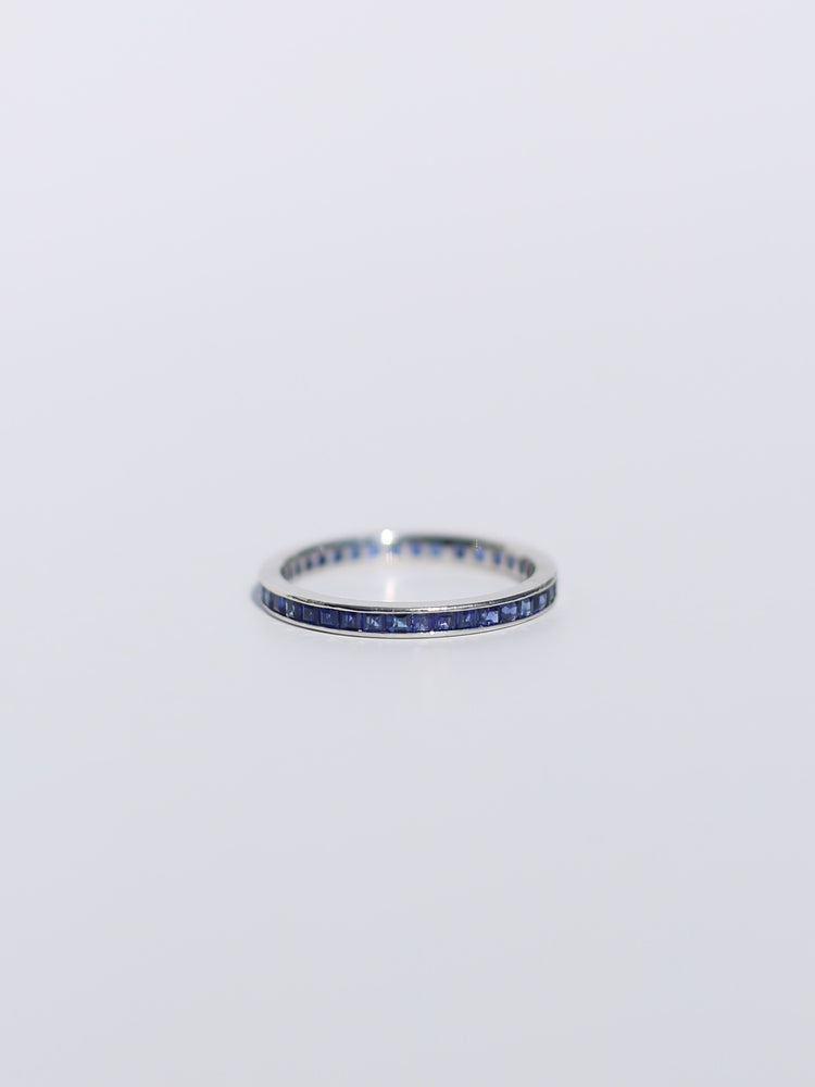 Vintage Art Deco Sapphire Band