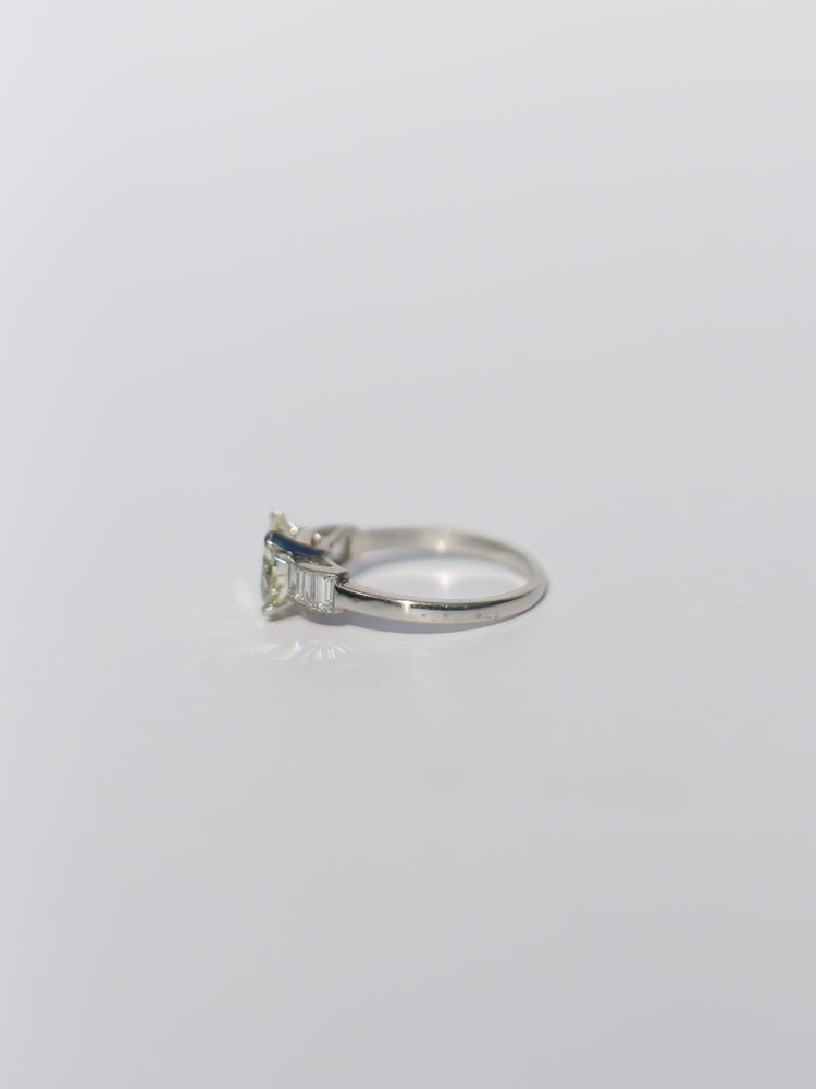 1.59ct GIA Old European Diamond Retro Ring